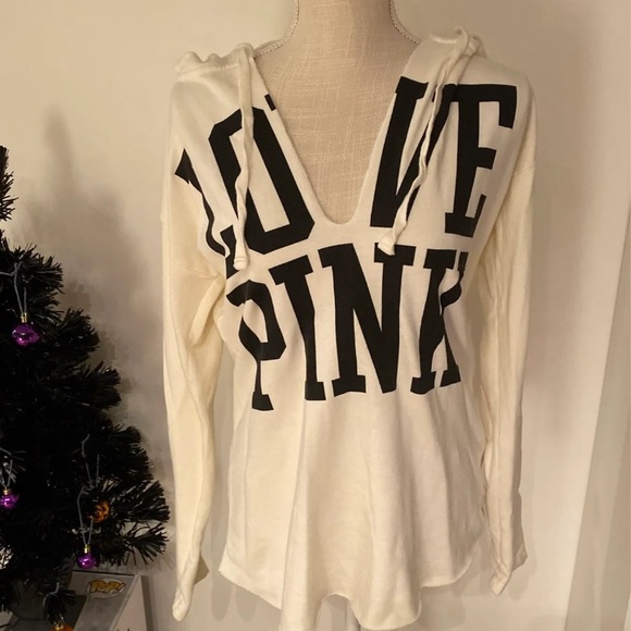 PINK creme long sleeve shirt - Picture 1 of 2